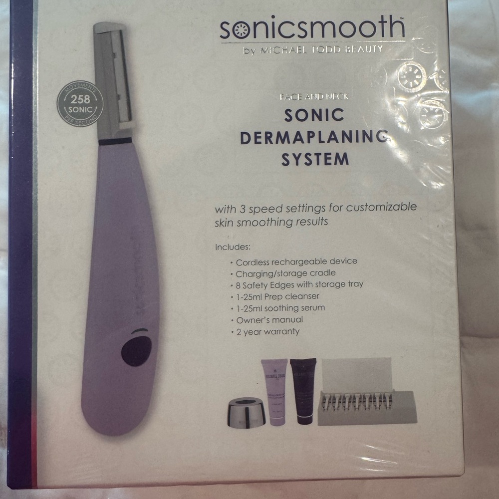 Michael Todd Beauty Sonic Dermaplaning System - Purple